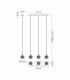 Talia Pendant Linear 3 Light G9 Polished Chrome/Silver/Clear Glass-7
