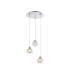 Talia Pendant Round 3 Light G9 Polished Chrome/Silver/Clear Glass-1