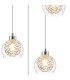 Talia Pendant Round 5 Light G9 Polished Chrome/Silver/Clear Glass-5