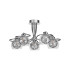 Talia Semi Ceiling Round 5 Light G9 Polished Chrome/Silver/Clear Glass-3