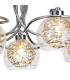 Talia Semi Ceiling Round 5 Light G9 Polished Chrome/Silver/Clear Glass-6