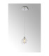 Talia Single Pendant 1 Light G9 Polished Chrome/Silver/Clear Glass-2