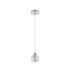 Talia Single Pendant 1 Light G9 Polished Chrome/Silver/Clear Glass-4
