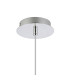 Talia Single Pendant 1 Light G9 Polished Chrome/Silver/Clear Glass-5