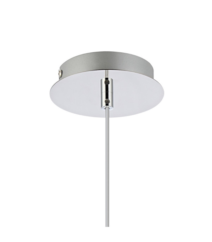 Talia Single Pendant 1 Light G9 Polished Chrome/Silver/Clear Glass-5