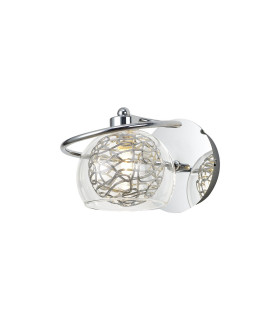Talia Wall Light Switched 1 Light G9 Polished Chrome/Silver/Clear Glass-1