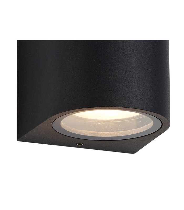 Tomar Curved Wall Lamp 1 x GU10 IP54 Sand Black-4