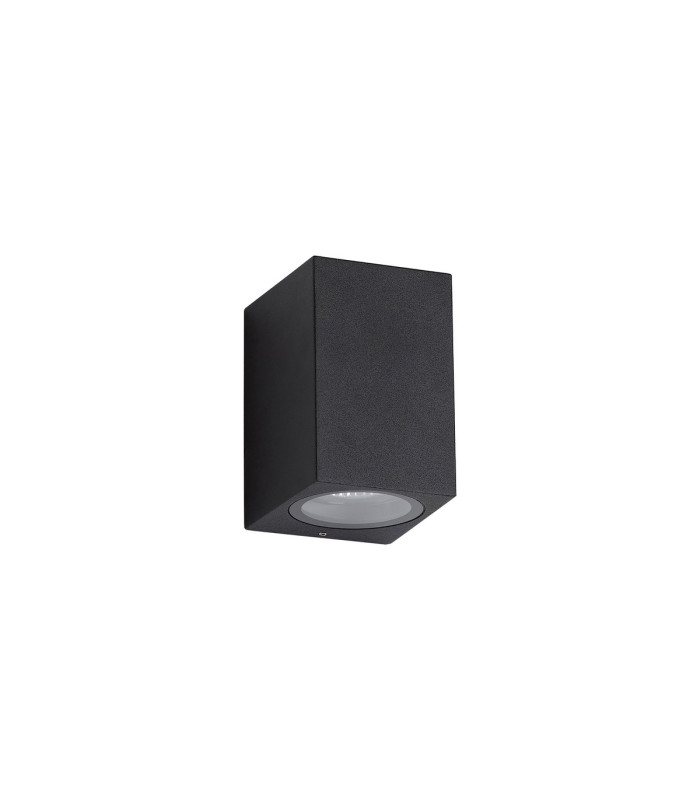 Tomar Rectangle Wall Lamp 1 x GU10 IP54 Sand Black-3