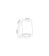 Tomar Rectangle Wall Lamp 1 x GU10 IP54