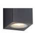 Tomar Rectangle Wall Lamp 2 x GU10 IP54 Sand Black-4