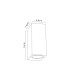 Tomar Rectangle Wall Lamp 2 x GU10 IP54 Sand Black-7