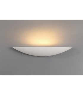Valerie Slim Sphere Wall Lamp 2 x G9 (Max 25W) White Paintable Gypsum 1yr Warranty-2