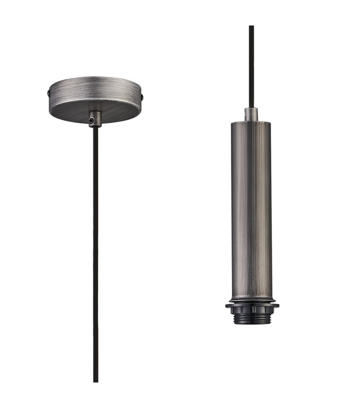 Wick 1.5m Suspension Kit 1 Light E27 Aged Pewter-1