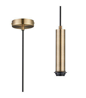 Wick 1.5m Suspension Kit 1 Light E27 Antique Brass-1