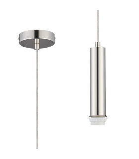 Wick 1.5m Suspension Kit 1 Light E27 Polished Nickel-1
