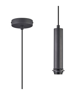 Wick 1.5m Suspension Kit 1 Light E27 Satin Black-1