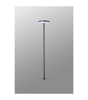 Akita 60cm Bollard 12W LED 3000K 880lm IP54 Sand Black 3yrs Warranty-2