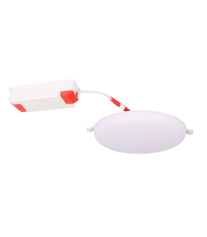 Algarve 100mm Round Downlight 10W LED 4000K 910lm White Cut Out 55-70mm Driver Included 3yrs Warranty-5
