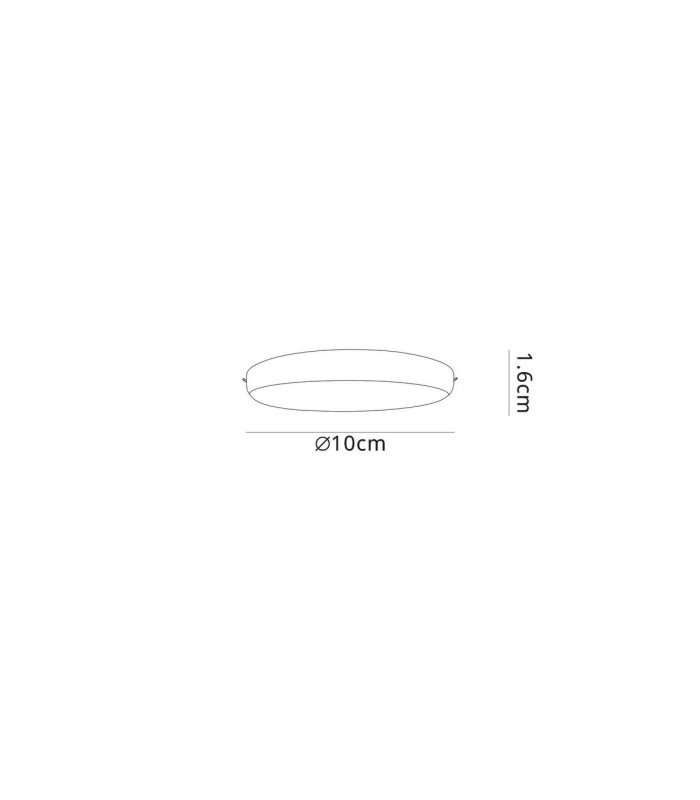 Algarve 100mm Round Downlight 10W LED 4000K 910lm White Cut Out 55-70mm Driver Included 3yrs Warranty-7