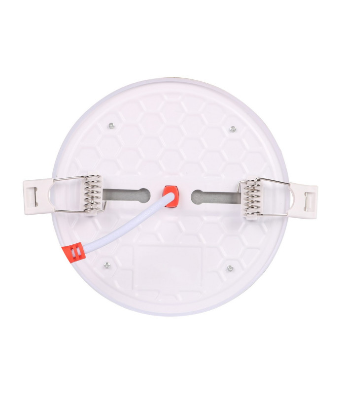 Algarve 120mm Round Downlight 15W LED 3000K 1300lm White Cut Out 55-95mm Driver Included 3yrs Warranty-4