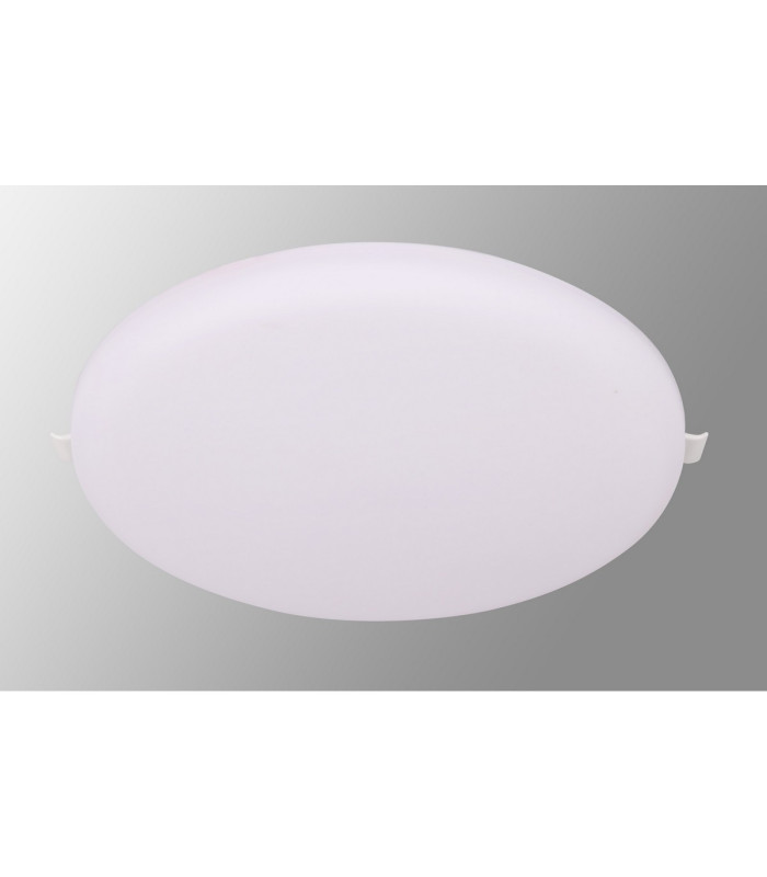Algarve 220mm Round Downlight 32W LED 3000K 2800lm White Cut Out 55-190mm Driver Included 3yrs Warranty-2