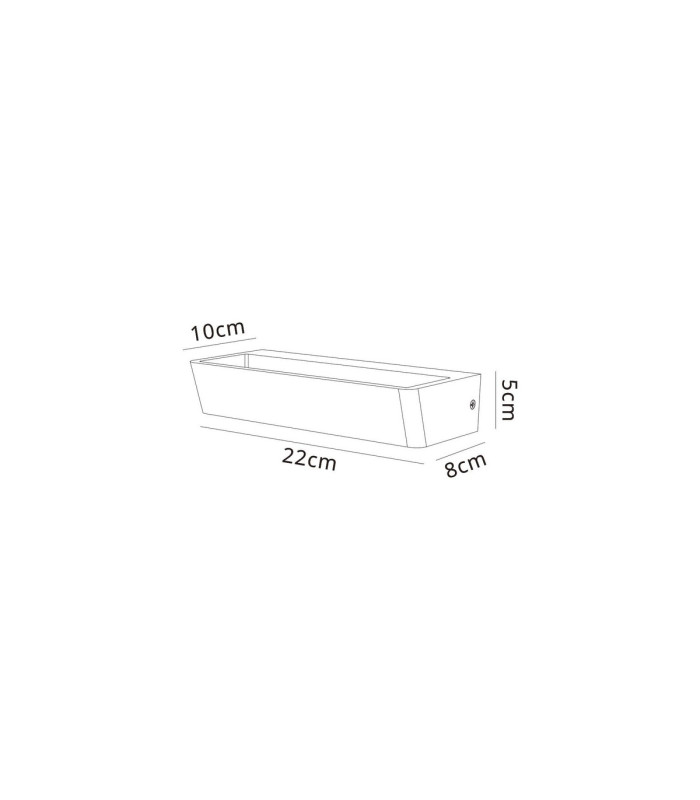 Altea Wall Lamp 21W LED 3000K 1680lm Black 3yrs Warranty-5