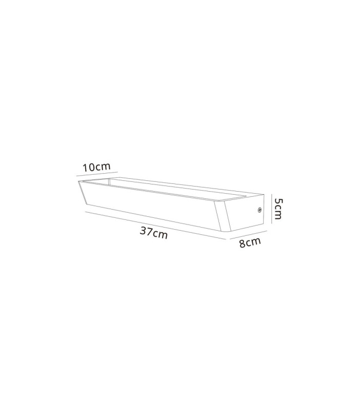 Altea Wall Lamp 30W LED 3000K 2400lm Black 3yrs Warranty-5