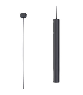 Bolonia 1 Light Pendant 10W LED CCT Switchable 2700/3200/4000K 1120/1200/1230lm Black 3yrs Warranty-1