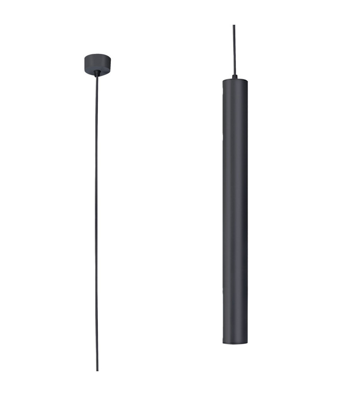 Bolonia 1 Light Pendant 10W LED CCT Switchable 2700/3200/4000K 1120/1200/1230lm Black 3yrs Warranty-1