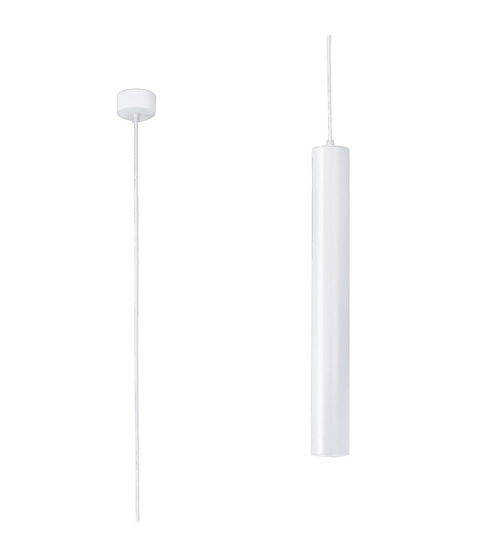Bolonia 1 Light Pendant 7W LED CCT Switchable 2700/3200/4000K 970/1050/1058lm White 3yrs Warranty-1