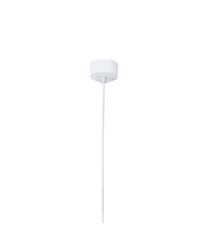 Bolonia 1 Light Pendant 7W LED CCT Switchable 2700/3200/4000K 970/1050/1058lm White 3yrs Warranty-4