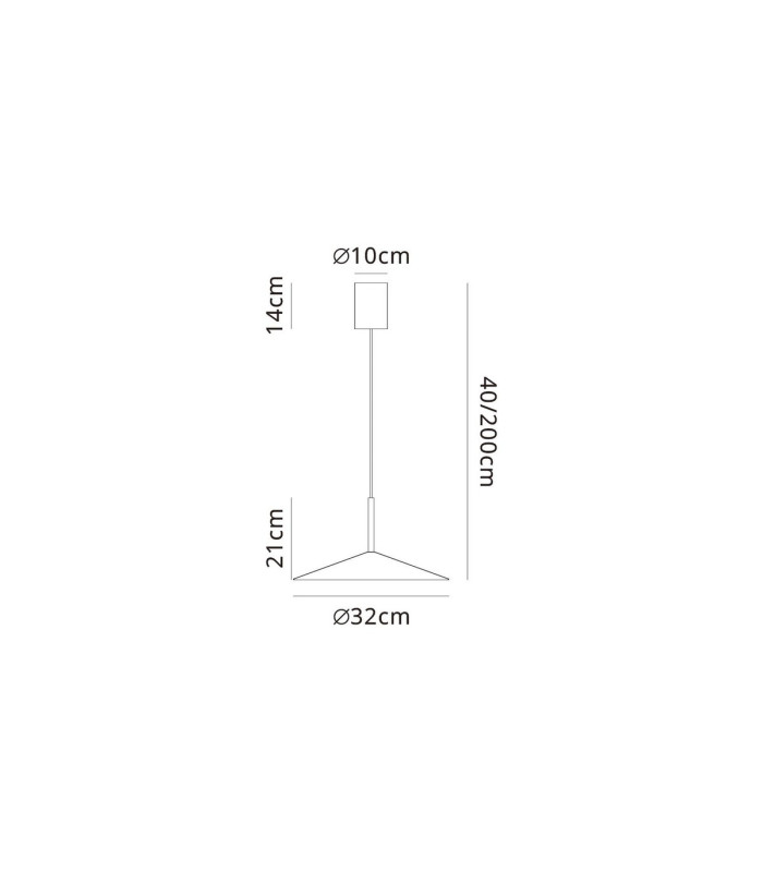 Calice 32cm Rise And Fall Pendant 9W LED 3000K 800lm Black/White 3yrs Warranty-7