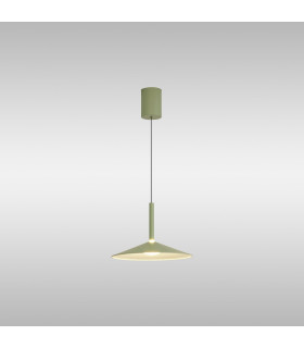 Calice 32cm Rise And Fall Pendant 9W LED 3000K 800lm Green/White 3yrs Warranty-2
