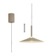 Calice 32cm Rise And Fall Pendant 9W LED 3000K 800lm Grey/White 3yrs Warranty-1