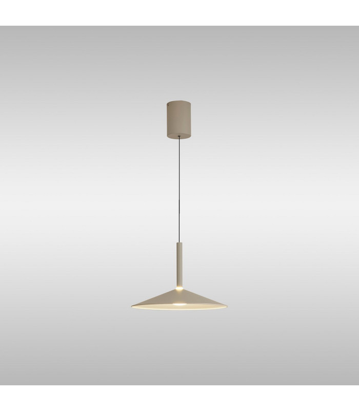 Calice 32cm Rise And Fall Pendant 9W LED 3000K 800lm Grey/White 3yrs Warranty-2