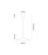 Calice 48cm Rise And Fall Pendant 16W LED 3000K 1200lm Black/White 3yrs Warranty-7