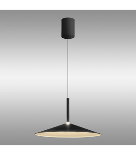 Calice 48cm Rise And Fall Pendant Dimmable 16W LED 3000K 1200lm Black/White 3yrs Warranty-2