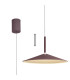 Calice 48cm Rise And Fall Pendant Dimmable 16W LED 3000K 1200lm Coffee/White 3yrs Warranty-1