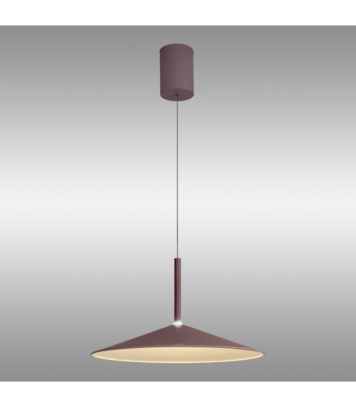 Calice 48cm Rise And Fall Pendant Dimmable 16W LED 3000K 1200lm Coffee/White 3yrs Warranty-2