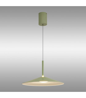 Calice 48cm Rise And Fall Pendant Dimmable 16W LED 3000K 1200lm Green/White 3yrs Warranty-2