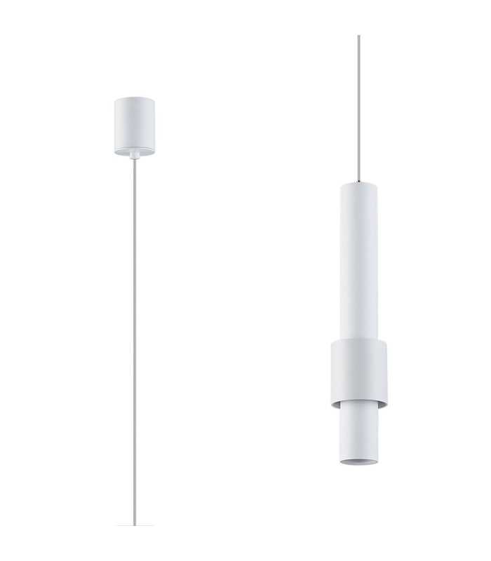 Clifton 1 Light Pendant 7W LED 3000K 770lm White 3yrs Warranty-1