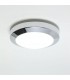1 Light Bathroom Flush Ceiling Light Polished Chrome IP44, E14 - 1