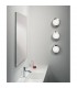 1 Light Bathroom Flush Ceiling Light Polished Chrome IP44, E14 - 2