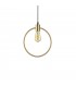 1 Light Ceiling Pendant Antique Brass, E27 - 1