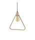 1 Light Ceiling Pendant Antique Brass, E27 - 1