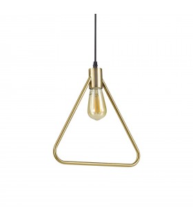 1 Light Ceiling Pendant Antique Brass, E27 - 1