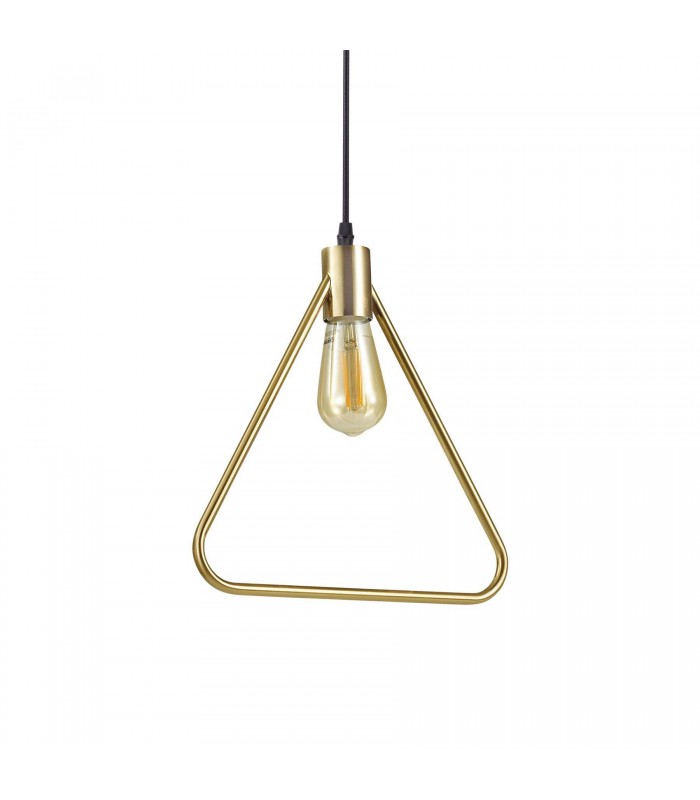 1 Light Ceiling Pendant Antique Brass, E27 - 1