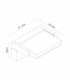 Cooper Motion Sensor Wall Lamp Adjustable 20W LED 3000K 1700lm IP54 Black 3yrs Warranty-7