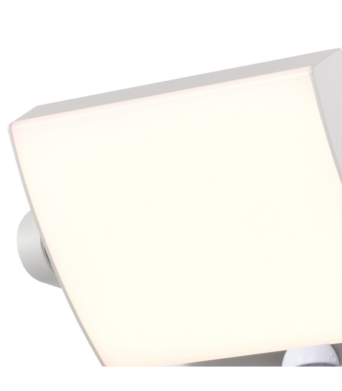 Cooper Motion Sensor Wall Lamp Adjustable 20W LED 3000K 1700lm IP54 White 3yrs Warranty-4
