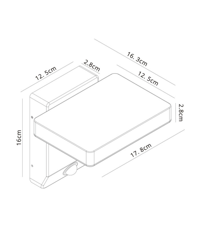 Cooper Motion Sensor Wall Lamp 20W LED 3000K 1700lm IP54 White 3yrs Warranty-5